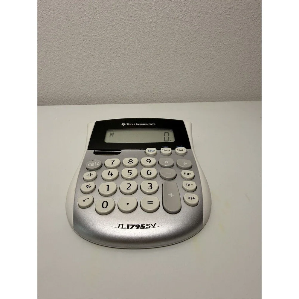 Texas Instruments TI-1795 SV Mini-Desktop Calculator - Picture 2 of 3